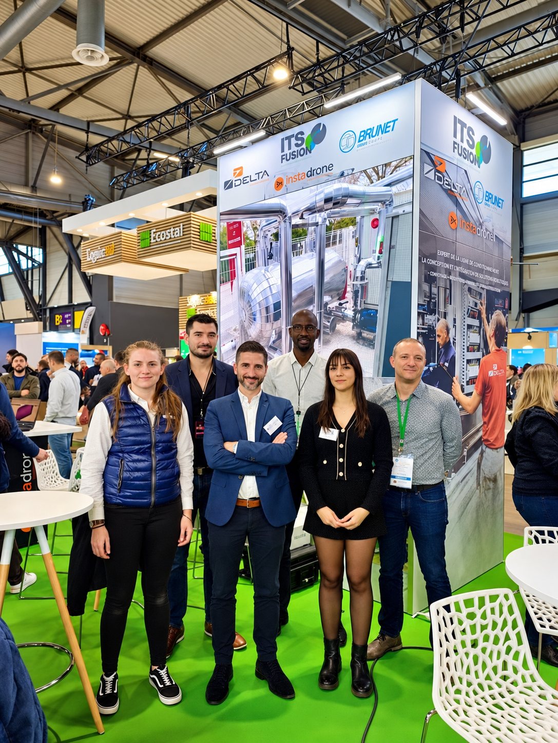 Équipe Delta Automatisme au salon EnerGaïa