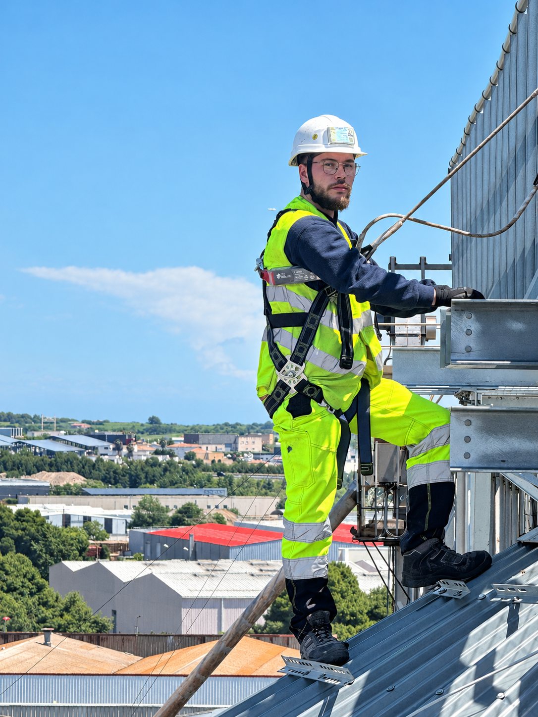 Chantier des nouveaux silos chez GHM Huileries à Béziers