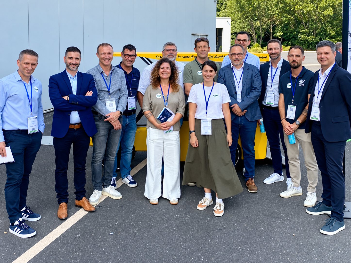 Équipe Delta Automatisme au salon InterSud 2025 à Béziers